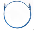 8ware CAT6 Thin Cable 1.5m / 150cm - Blue Color Premium RJ45 Ethernet Network LAN UTP Patch Cord 26AWG for Data
