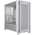 Corsair FRAME 4000D Modular Mid-Tower PC Case - White, ATX, 430mm GPU, 170mm CPU cooler, 360mm rad, 1x HD Audio, 1x USB-C 3.2 Gen 2
