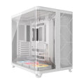 Corsair AIR 5400 RS-R ARGB Mid-Tower ATX Case - White, Triple-Chamber, 360mm Rad Support, Glass Panels, USB-C, ATX/E-ATX, 2x SSD, 1x HDD