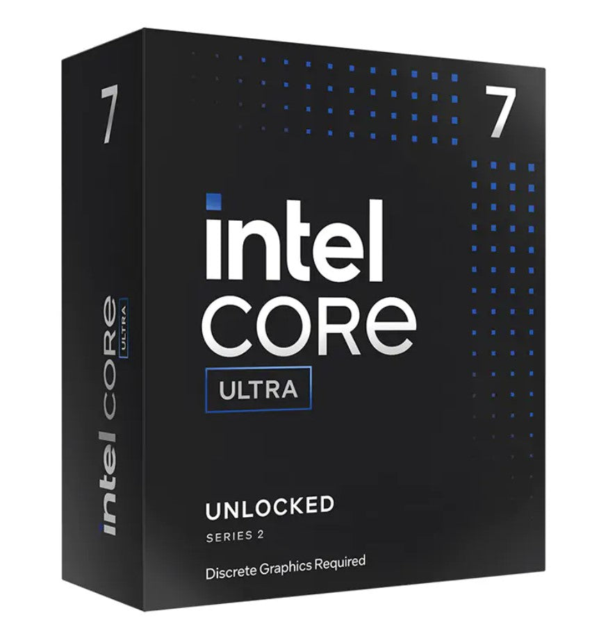 Intel Core Ultra 7 Processor 265KF LGA1851 (30M Cache, Up to 5.50 GHz)(15th Gen)   Please note: No CPU Cooler Included