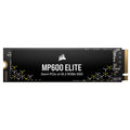 Corsair MP600 ELITE 2TB PCIe Gen4 x4 NVMe 1.4 M.2 SSD, M.2 2280, PCIe 4.0, 7000 MB/s read, 6500 MB/s write, 3D TLC NAND, Windows/Mac compatible