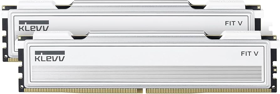 *Price Valid For SOH Only* Klevv KD5AGU880-60B280F, FIT V, UDIMM, DDR5 32GB(2x16GB), 6000MHz, CL28, 1.35V, White, Optimised for AMD, Limited Lifetime Warranty