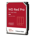 Western Digital WD Red Pro 22TB 3.5' NAS HDD SATA3 7200RPM 512MB Cache 24x7 300TBW ~24-bays NASware 3.0 CMR Tech 5yrs wty