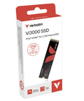 Verbatim 49373 Vi3000 NVMe M.2 Internal SSD 256GB