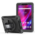USP Rugged Lenovo Tab M8 (4th Gen) (8') (TB-300) Case Black - Built-in-Kickstand & Screen Protector, Hand & Shoulder Strap,DropProof, 3 Years Warranty