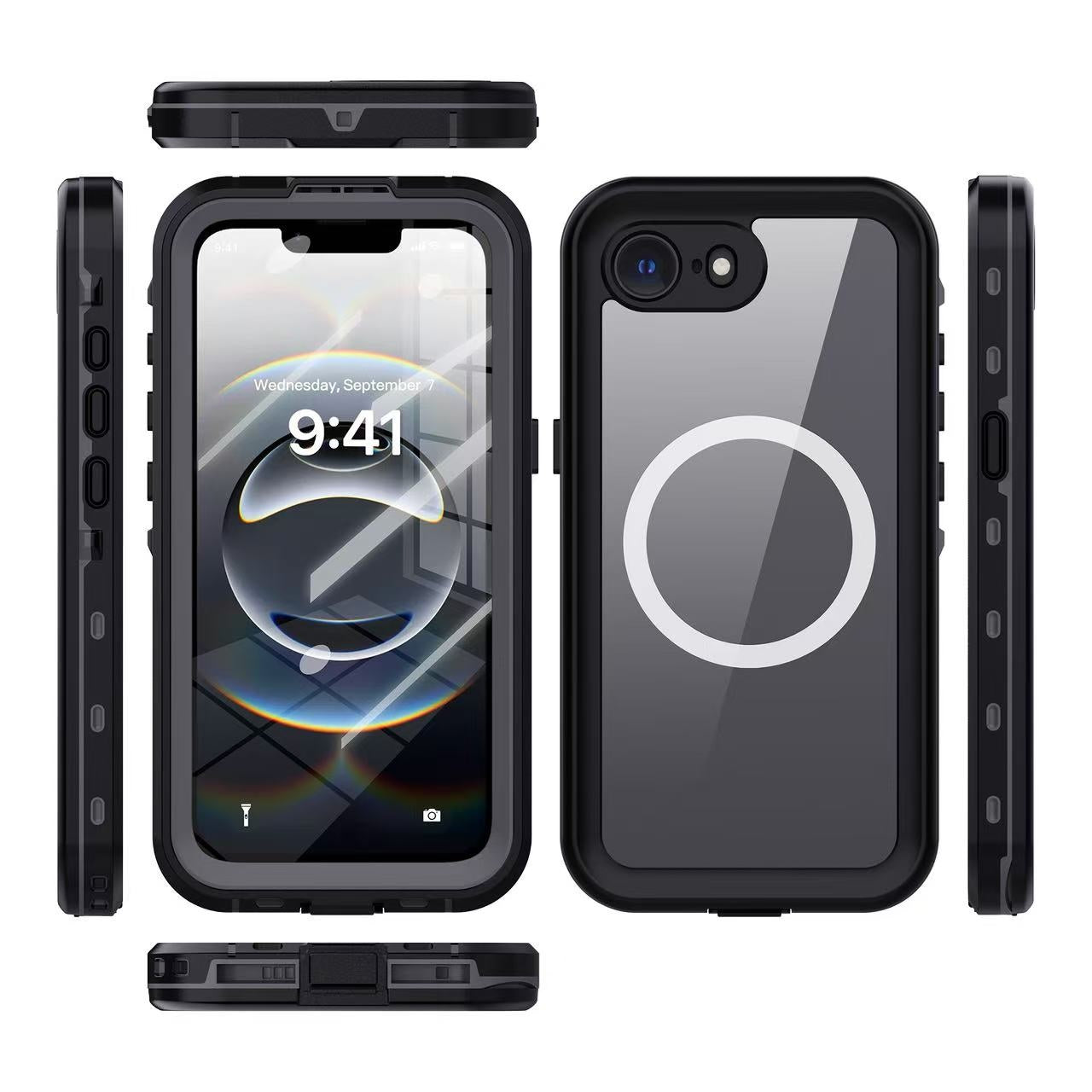 USP Apple  iPhone 17e / iPhone 16e (6.1') WaterProof Case Black - DROP+ Military Standard, Waterproof, Shockproof, DustProof , 3 Years Warranty