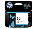 HP N9K01AA, 65 TRI-Color Ink, Print Yield: 100 Pages, Compatibility: HP Deskjet 3700 All-in-One Printer Series Printer