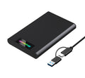 Simplecom SE239 Tool-free 2.5' SATA HDD SSD to USB-C Enclosure with RGB Lights USB 3.2 Gen 2 2 interface, utilize full speed of SATA SSD up to 6Gbps