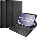 USP Samsung Galaxy Tab A9+ (11') Keyboard with Case Black -  Ultra-Slim, Lightweight, Auto Wake/Sleep Function, PU Leather, 3 Years Warrant