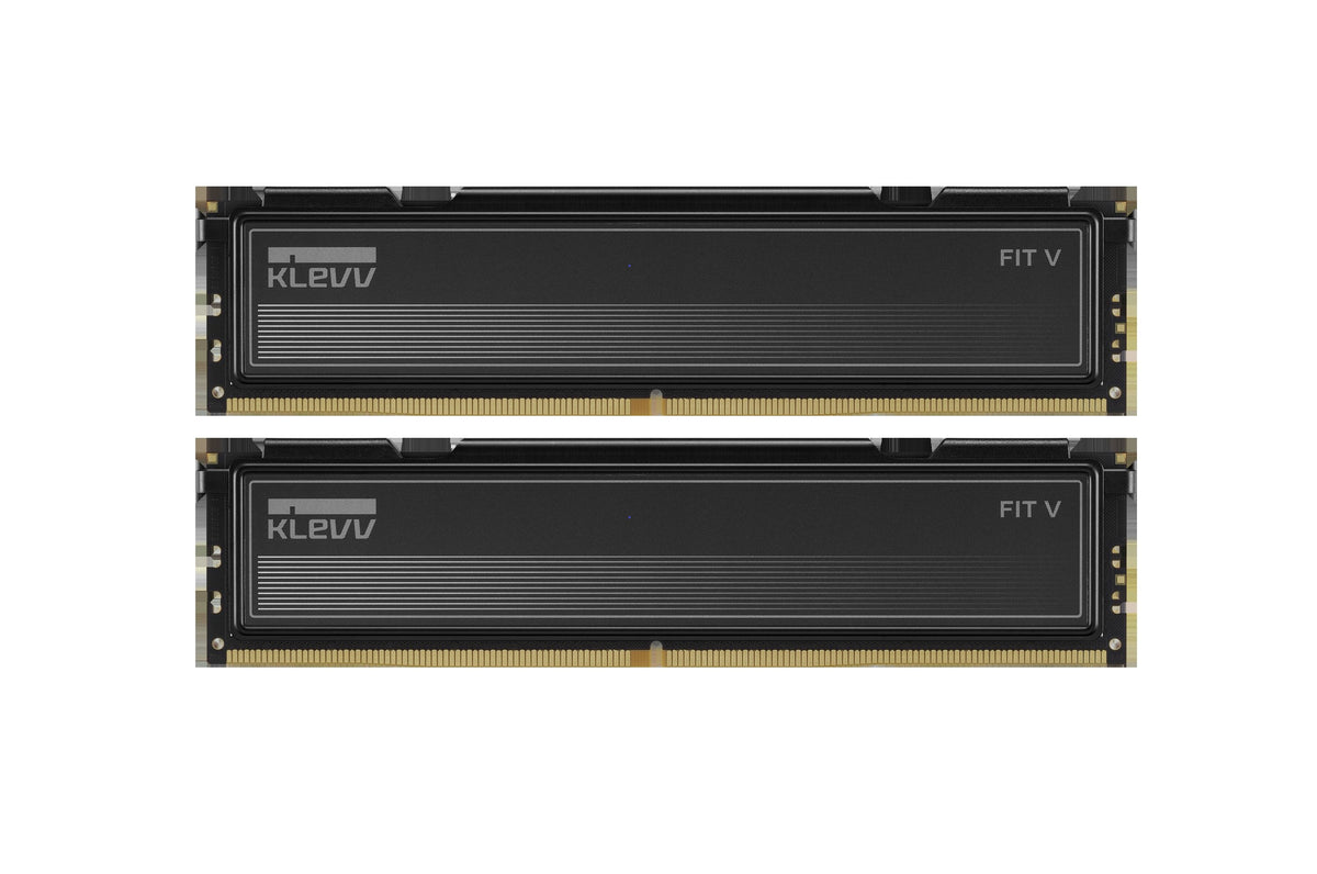 *Price Valid For SOH Only* Klevv KD5AGU880-60B280L, Fit V, UDIMM, DDR5 32GB(2x16GB), 6000MHz, CL28, 1.35V, Black, Optimised for AMD, Limited Lifetime Warranty
