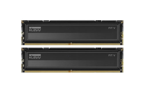 *Price Valid For SOH Only* Klevv KD58GU880-60A300L, FIT V, UDIMM, DDR5 16GB(2x8GB), 6000MHz, CL30, 1.35V, Black, Optimised for AMD, Limited Lifetime Warranty