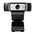 Logitech C930c Business Webcam 960-001260, Full HD 1080p Webcam, 90° Field of View, 4x Digital Zoom, Dual Omni-Directional Microphones, Autofocus, USB 2.0 Connectivity, Privacy Shutter, Black, 1 Year Warranty