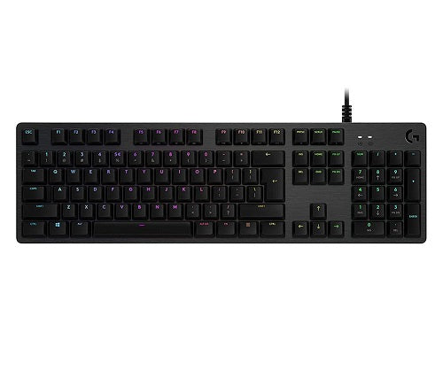 Logitech 920-009354, Logitech G512 Carbon RGB Mechanical Gaming Keyboard, GX Brown Tactile, Lightsync RGB, 2 Year Warranty
