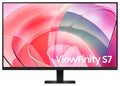 Samsung ViewFinity S7 27' 4K UHD IPS Monitor 3840x2160 16:9 5ms PiP HDR10 DP HDMI USB-A Tilt VESA Eye Saver Mode Flicker Free Black 3YR WTY