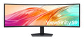 Samsung 49' ViewFinity Monitor Dual QHD 5120x1440 5ms 32:9 1000R Tilt Swivel Height Adjust VESA DisplayHDR 400 1xUSB-C DP 2xHDMI LAN Prot HAS Speaker