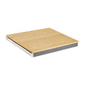 Brateck 2-in-1 Desktop Storage Box,  402x346x36mm, Weight Capacity:  5kg, Removeable Tray: organizes and stores small items (LS)