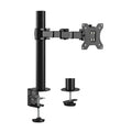 Brateck Single Monitor Affordable Steel Articulating Monitor Arm Fit Most 17'-32' Monitor Up to 9kg per screen VESA 75x75/100x100 (LS)