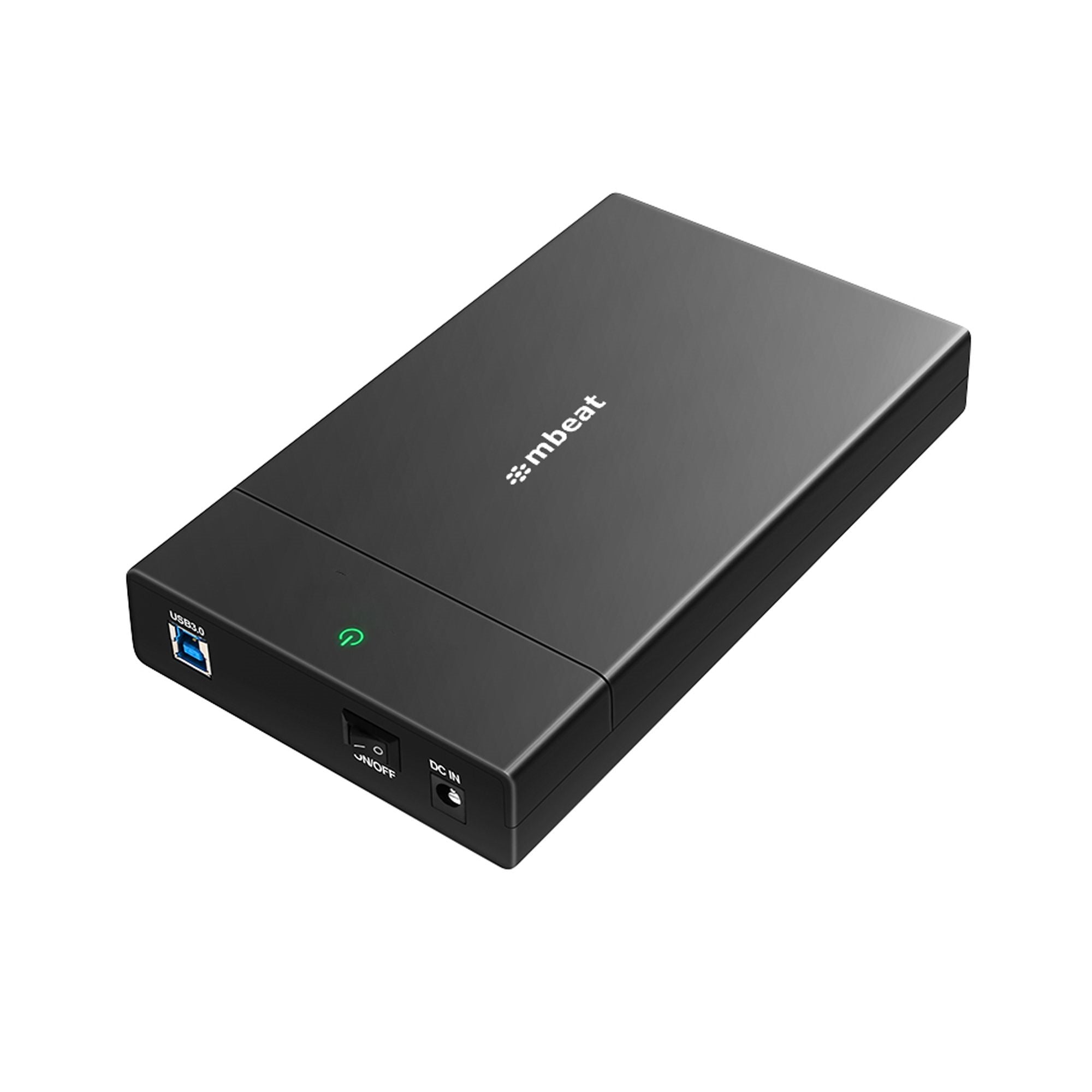 mbeat® C1 Tool-Free USB 3.0 3.5' & 2.5' SATA HDD Enclosure - Black Data Speed: Maximum up to 5Gbp Product Weight: 121g DC Power: +12V/2A Power Supply