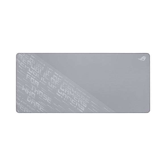ASUS ROG Scabbard II Arctic Gray XXL Mouse Pad, 900x400x3mm, cloth, rubber base, water/oil/dust-repellent, anti-fray