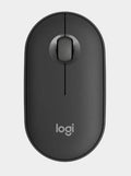 Logitech Pebble M350S Wireless Optical Mouse Graphite 1000 dpi  Bluetooth Low Energy