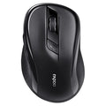 RAPOO M500 Multi-Mode, Silent, Bluetooth, 2.4Ghz, 3 device Wireless Optical Mouse - Simultaneously Connect Multiple Devices