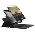UAG Apple iPad (11.0') 11th Gen (A16) / iPad 10th Gen (10.9') Bluetooth Keyboard with Trackpad & Backlit Keys Rugged Case-Black /Ash - 1 Year Warr