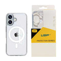 USP Apple iPhone 16 Plus (6.7') Clear Rock Shockproof Case with MagSafe - Ultra-Thin, Lightweight, Non-Slip, Strong, 10 Years Warranty