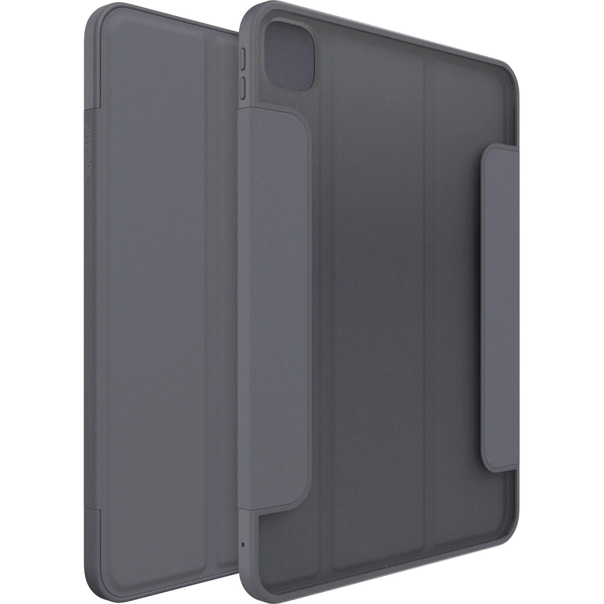 OtterBox Symmetry Folio Apple iPad Pro (11') (M5/M4) (6th/5th Gen) Case Thunderstorm (Clear/Dark Grey) - (77-95257), Pencil Storage, 7 Years Warranty