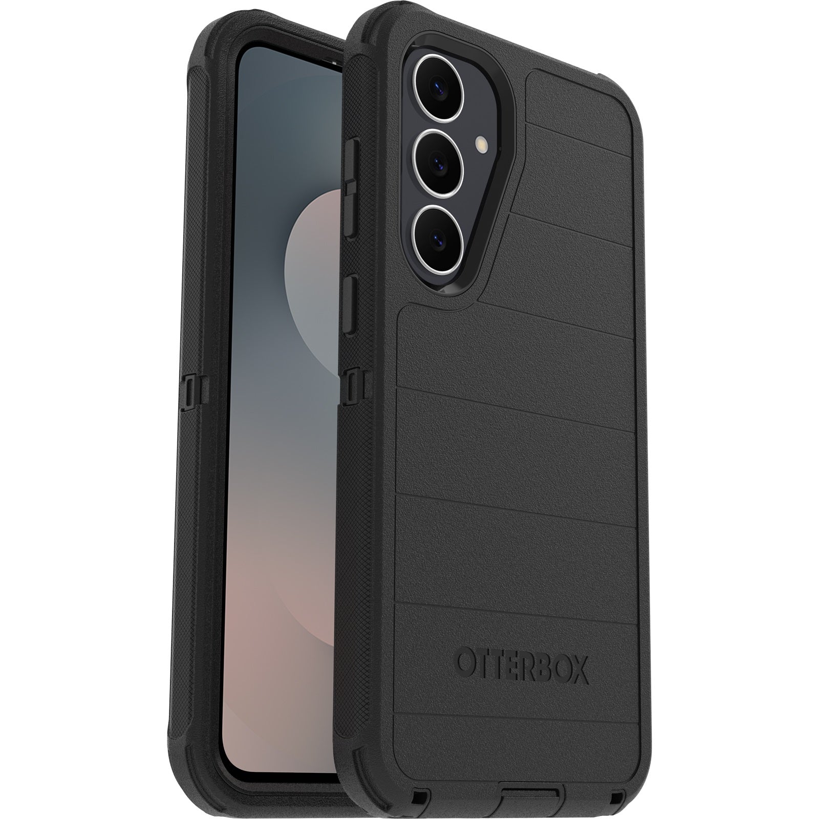 OtterBox Defender Pro Samsung Galaxy S25 FE 5G (6.7') Case Black No Retail Packaging - (77-99250), DROP+ 7X Military Standard, 7 Years Warranty