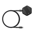 UAG Wireless Charging Pad with Stand - Black/Carbon Fiber(9B4410114042),Up to 15W Of Wireless Power,Detachable 4ft Braided USB-C Cable,1 Year Warranty