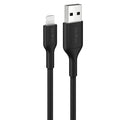 Belkin BoostCharge Lightning to USB-A Cable (1M) - Black (CAA019FQ1MBK), 2.4A/15W, 480Mbps, 300K+ Bends, Apple iPhone, MFI-Certified, 2 Years Warranty