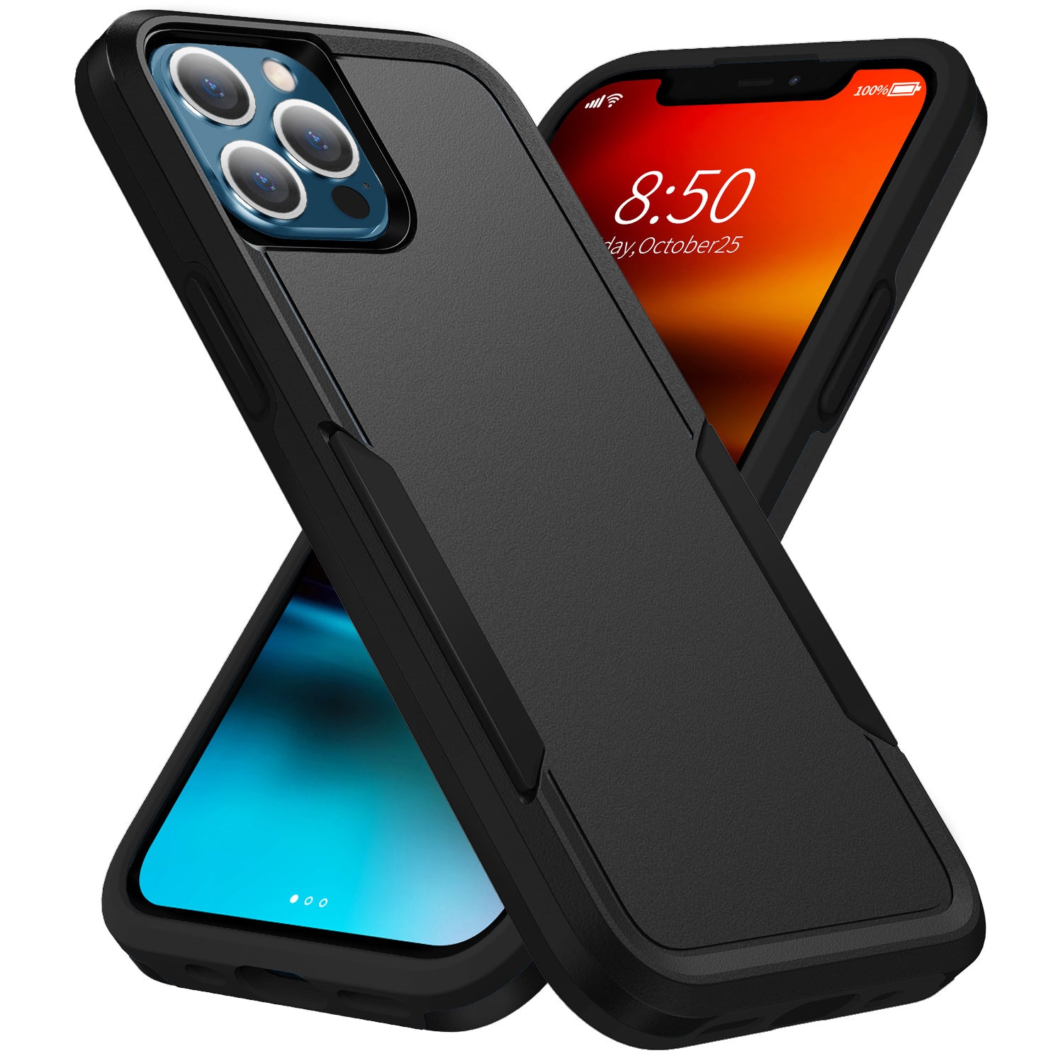 Phonix Apple iPhone 13 Pro Max Armor Light Case Black - No-Slip, Sleek, Ultimate Protection, Strong & Durable, DropProof, 3 Years Warranty