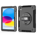 USP Rugged Samsung Galaxy Tab S10 FE+ (13.1') Case Black -  Built-in-Kickstand, Adjustable Hand Strap, Pen Holder, DropProof, 3 Year Warranty