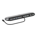 Belkin Connect Universal USB-C 11-in-1 Pro Docking Station - Grey (INC014btSGY), 100W PD, 10Gbps, Tripal Display, Silicon Motion, 2 Years Warranty