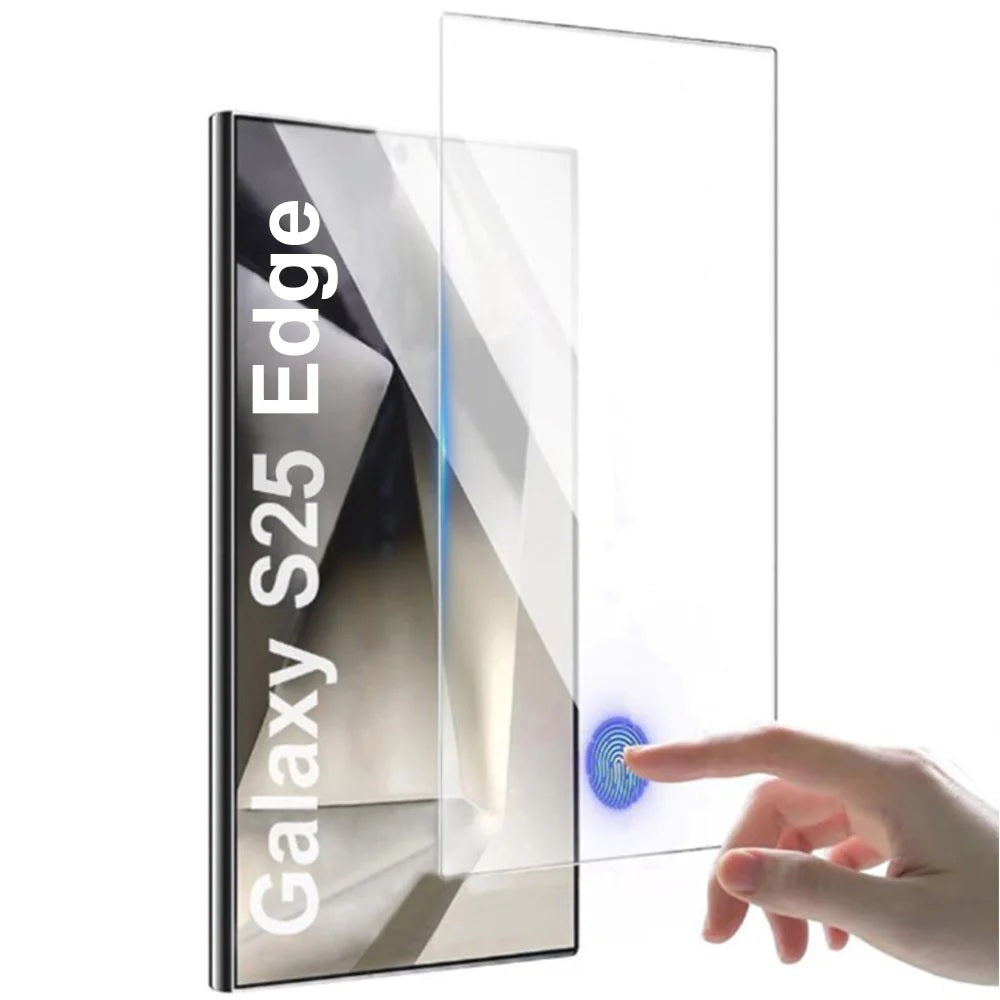 USP Samsung Galaxy S25 Edge 5G (6.7') 2.5D Tempered Glass Screen Protector - Full Coverage, 9H Hardness, Bubble-free, 3 Years Warranty