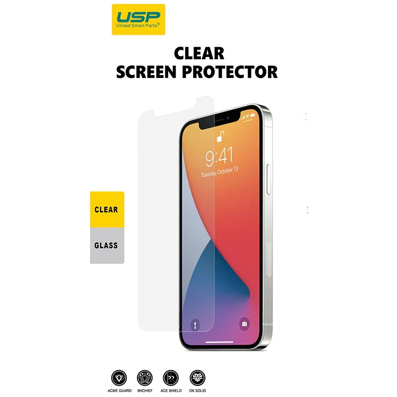 USP Apple iPhone 8 Plus/ iPhone 7 Plus / iPhone 6 Plus Tempered Glass Screen Protector : Full Coverage, 9H Hardness, Bubble-free, 3 Years Warranty