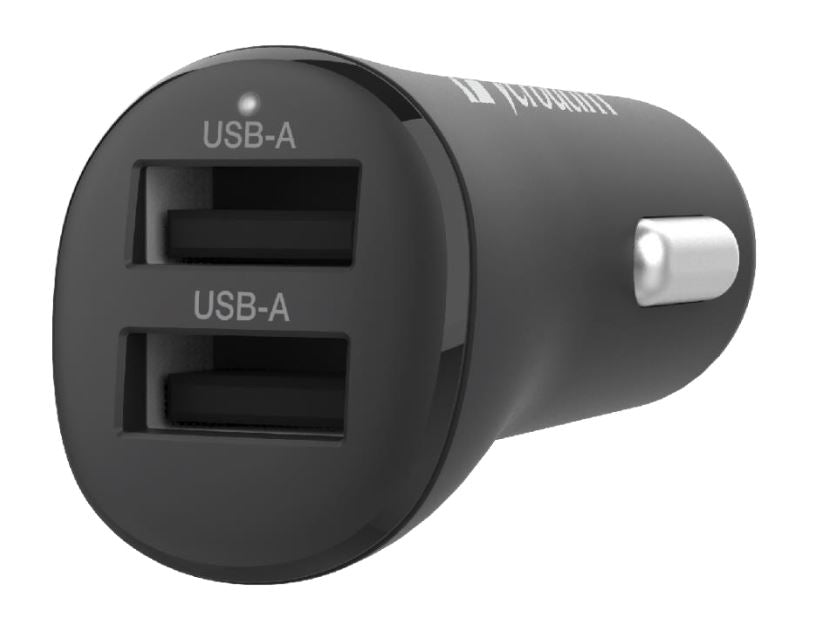 (LS)Verbatim Car Charger - Dual Port 3.4A - Black