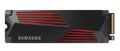 Samsung 990 Pro 2TB with Heatsink Gen4 NVMe SSD 7450MB/s 6900MB/s R/W 1550K/1200K IOPS 1200TBW 1.5M Hrs MTBF for PS5 5yrs Wty
