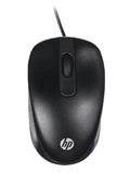 HP USB Wired USB-A Travel Mouse 1000 dpi Black