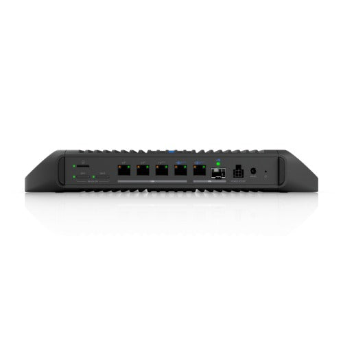 Ubiquiti Cloud Gateway Industrial, Ruggedized, Fanless 10 GbE UniFi Cloud Gateway Delivering 350W, High-Density PoE, Advanced Routing, MicroSD Storage