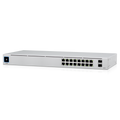 Ubiquiti UniFi 16-port Managed Gigabit Switch - 8x PoE+ Ports, 8x Gigabit Ethernet Ports, 2x SFP , 42W, Touch Display, Fanless , GEN2,