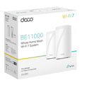 TP-Link Deco BE65(2-pack) BE11000 Whole Home Mesh Wi-Fi 7 System  (WIFI7)  574 Mbps at 2.4 GHz + 4320 Mbps at 5 GHz + 5760 Mbps at 6 GHz