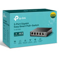 TP-Link TL-SG105PE 5-Port Gigabit Easy Smart Switch with 4-Port PoE+, Up To 65W For all PoE Ports, Up To 30W Each PoE Port