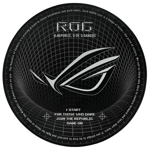 ASUS ROG Cosmic Mat II, floor mat, black, 87% rubber, 13% polyester, 117 cm length