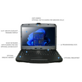 DURABOOK S15, 15' FHD, Intel® Core™ i5-1235U, Windows 11, 16GB RAM, 1TB PCIe SSD,Wi-Fi 6E, Bluetooth v5.3, - 1000 NIT DAYLIGHT , 3 year Warranty