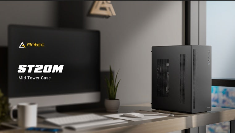 Antec ST20MVPA55AU, mATX/ITX Mid Tower, USB3.0, 265mm GPU, 150mm CPU, 1x120mm fan, 275x180x352mm