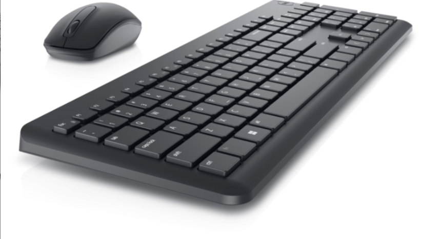 Dell 580-AKDM, KM3322W Wireless Keyboard and Mouse Combo, 1 Year Warranty
