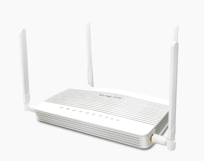 DrayTek DVC510, Gigabit WAN Router, 1x Configurable GbE WAN/LAN + 3x GbE LAN Ports, 2 Year Warranty