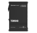 Teltonika TSW040 - 8-port PoE+ Switch (7-57 VDC, or 44-57 VDC for PoE-out) Integrated DIN Rail Bracket - 10/100 Mbps, supports auto MDI/MDIX crossover