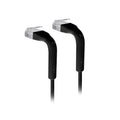 Ubiquiti UniFi Patch Cable, Length 0.3m, Black, Ultra-Thin Patch Cable With GbE Support And Flexible, Bendable Boots Enhanced Installation Versatility